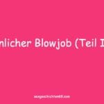 Sinnlicher Blowjob (Teil III)