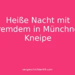 Heiße Nacht mit Fremdem in Münchner Kneipe